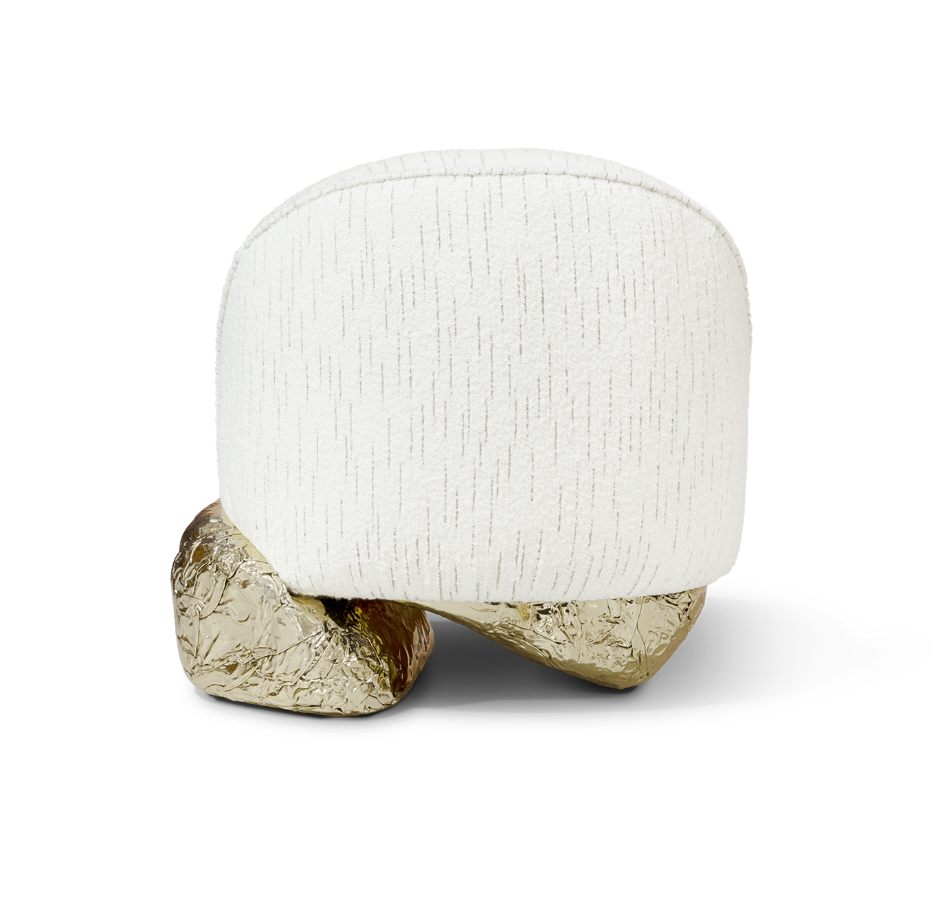 Biały fotel Angora II