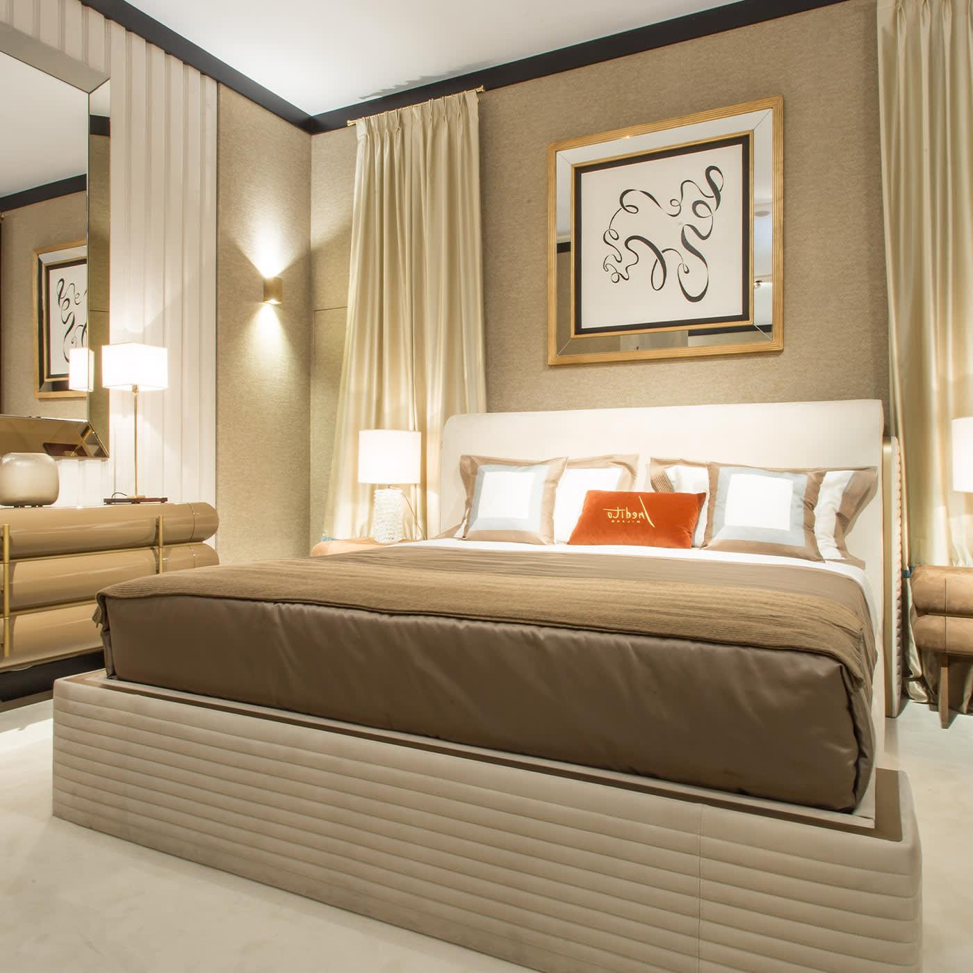 Łóżko Lauren włoskie unikatowe rzemieślnicze