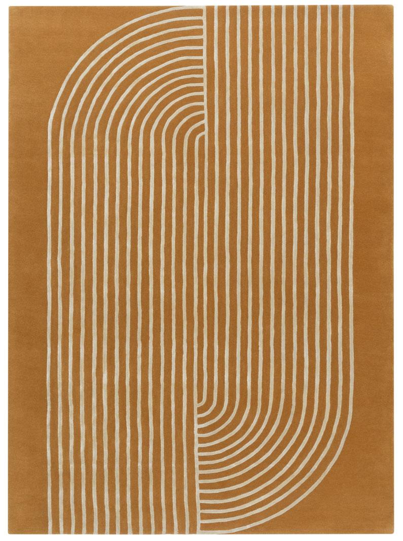 Dywan Stripes Złoty
