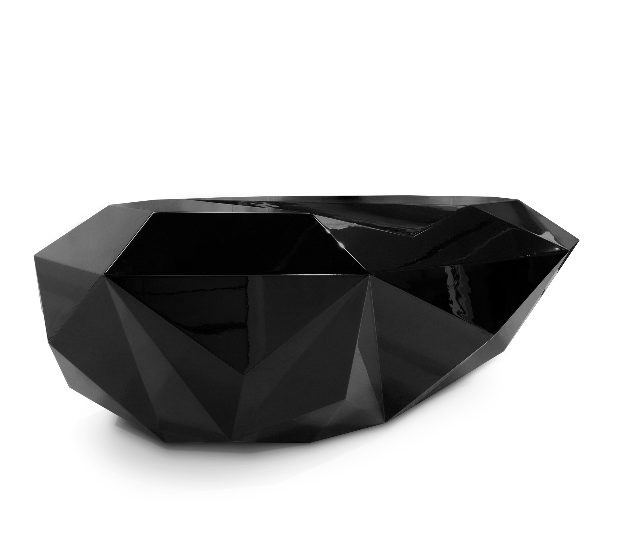 Czarny stolik kawowy Prism