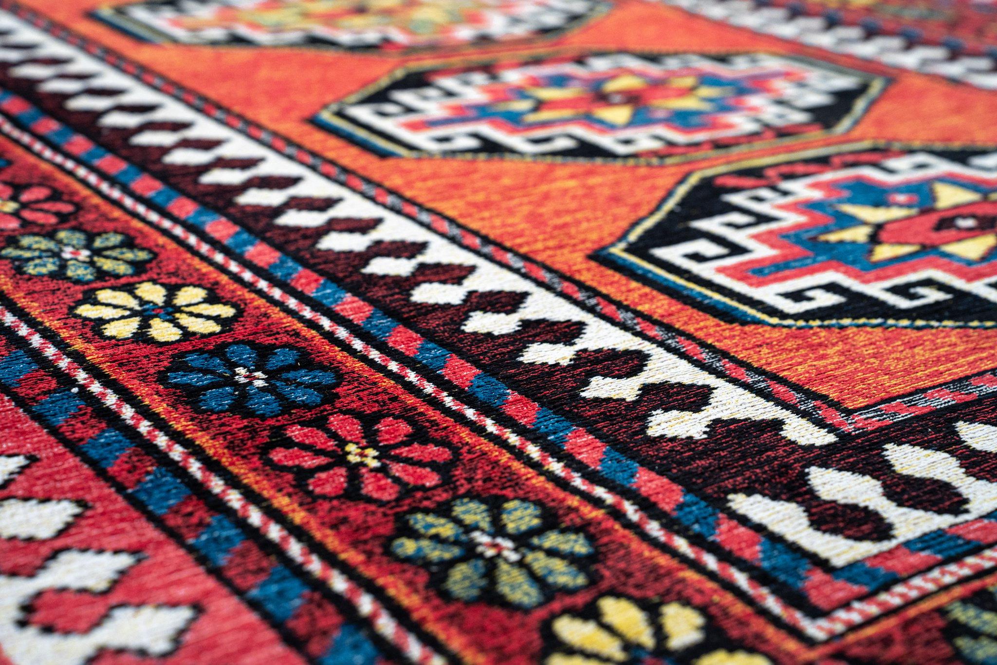 Dywan Red Mix 9844 | Rozmiar: 140 × 200 cm