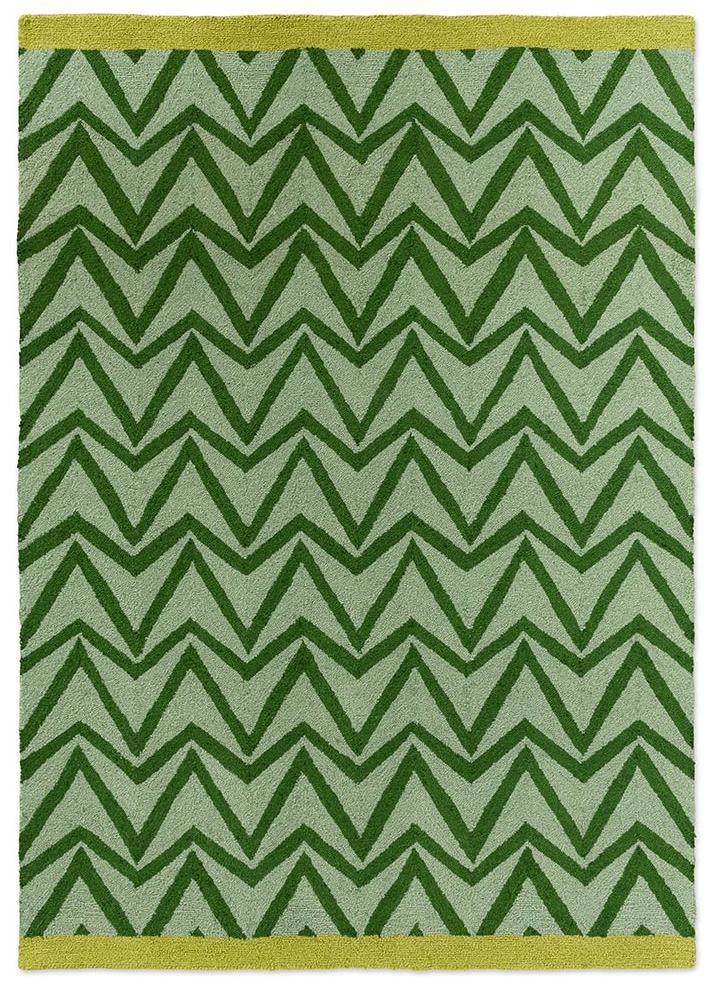 Dywan zewnętrzny Dhurrie Green | Rozmiar: 200 x 280 cm