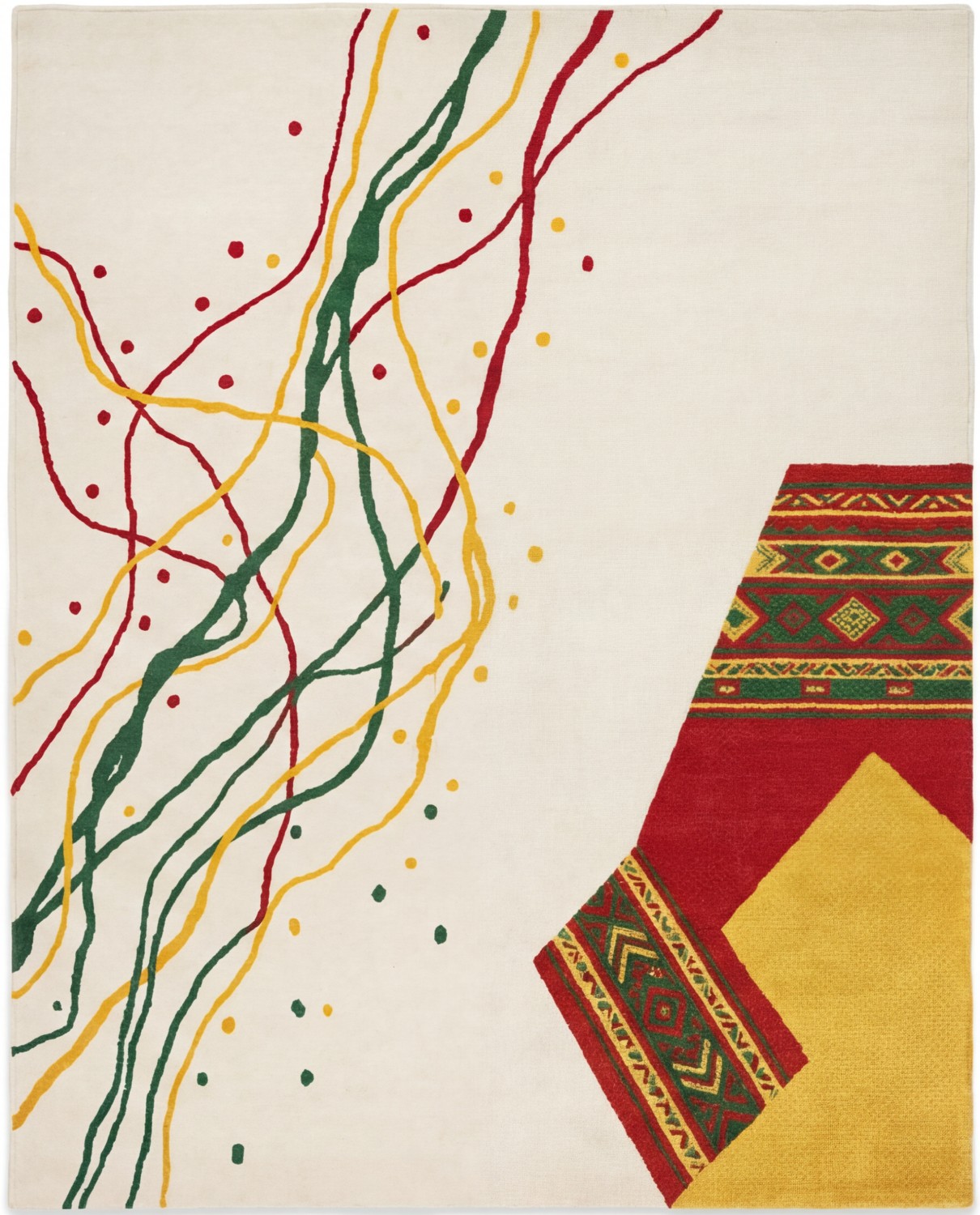 Dywan Calligraphic Paths Color