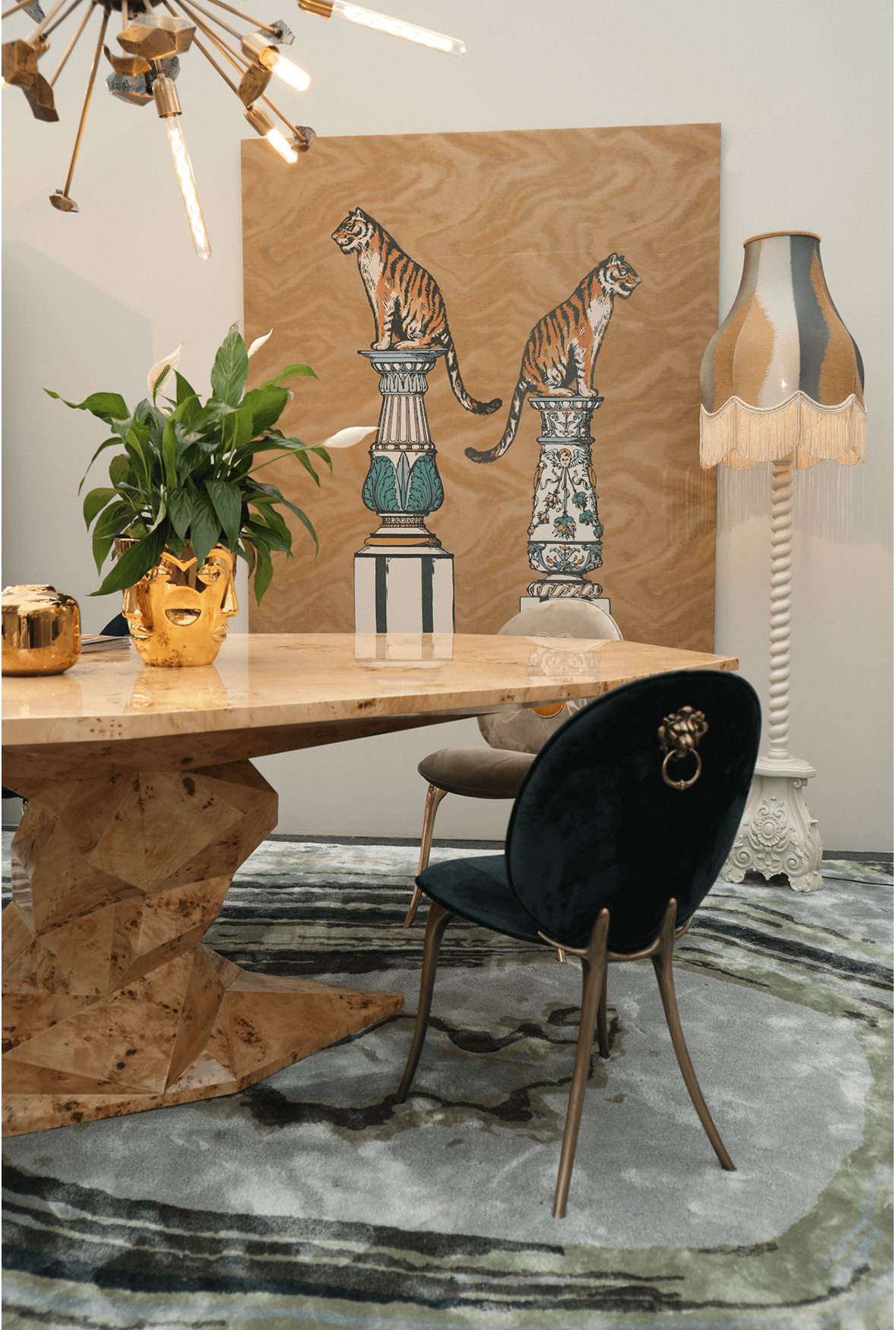 Stół jadalniany Bonsai z korzenia topoli Luxe