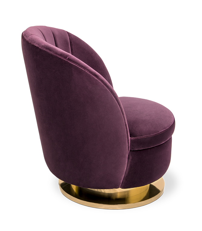 Jednoosobowa sofa Galen – fioletowa