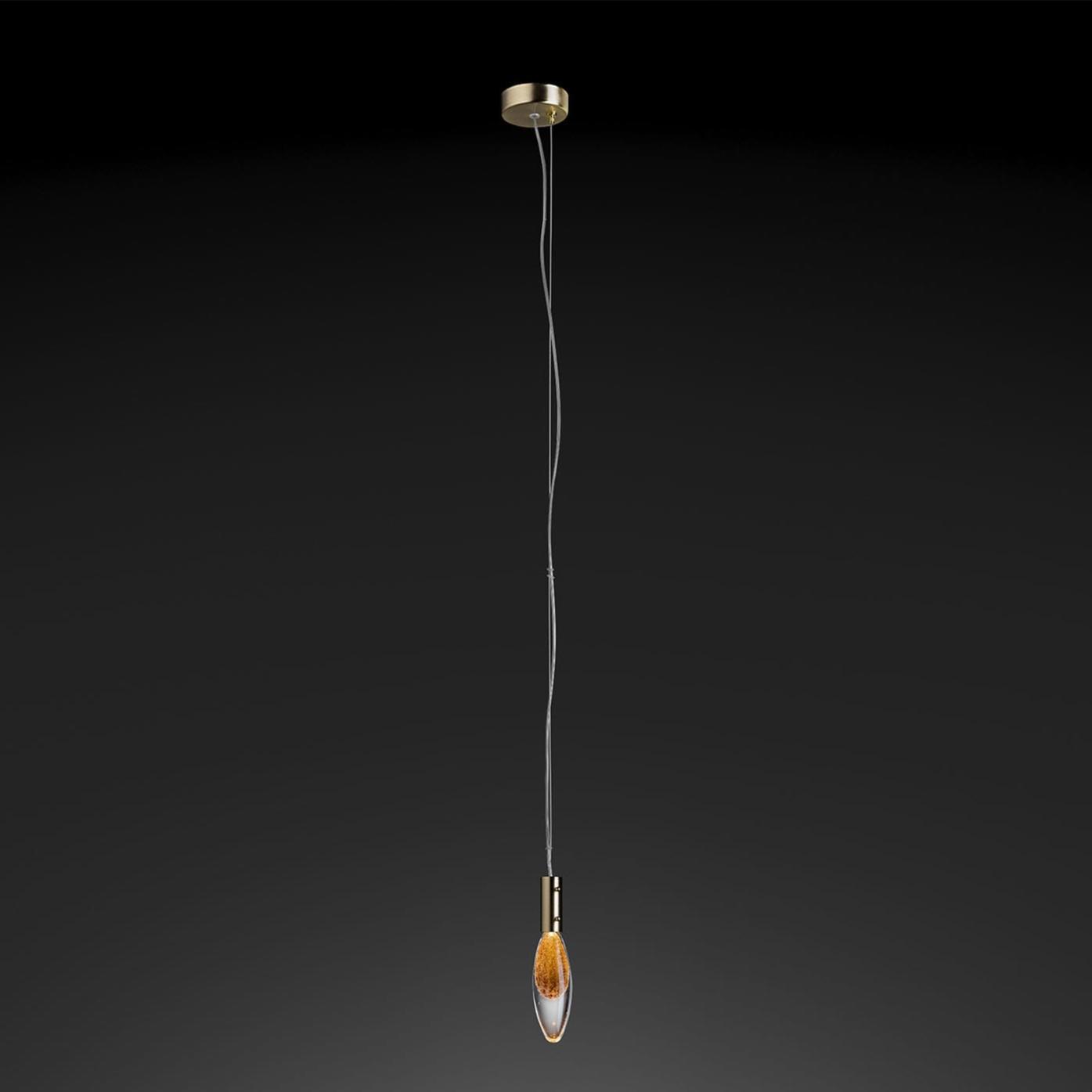 Muranowa szklana lampa wisząca