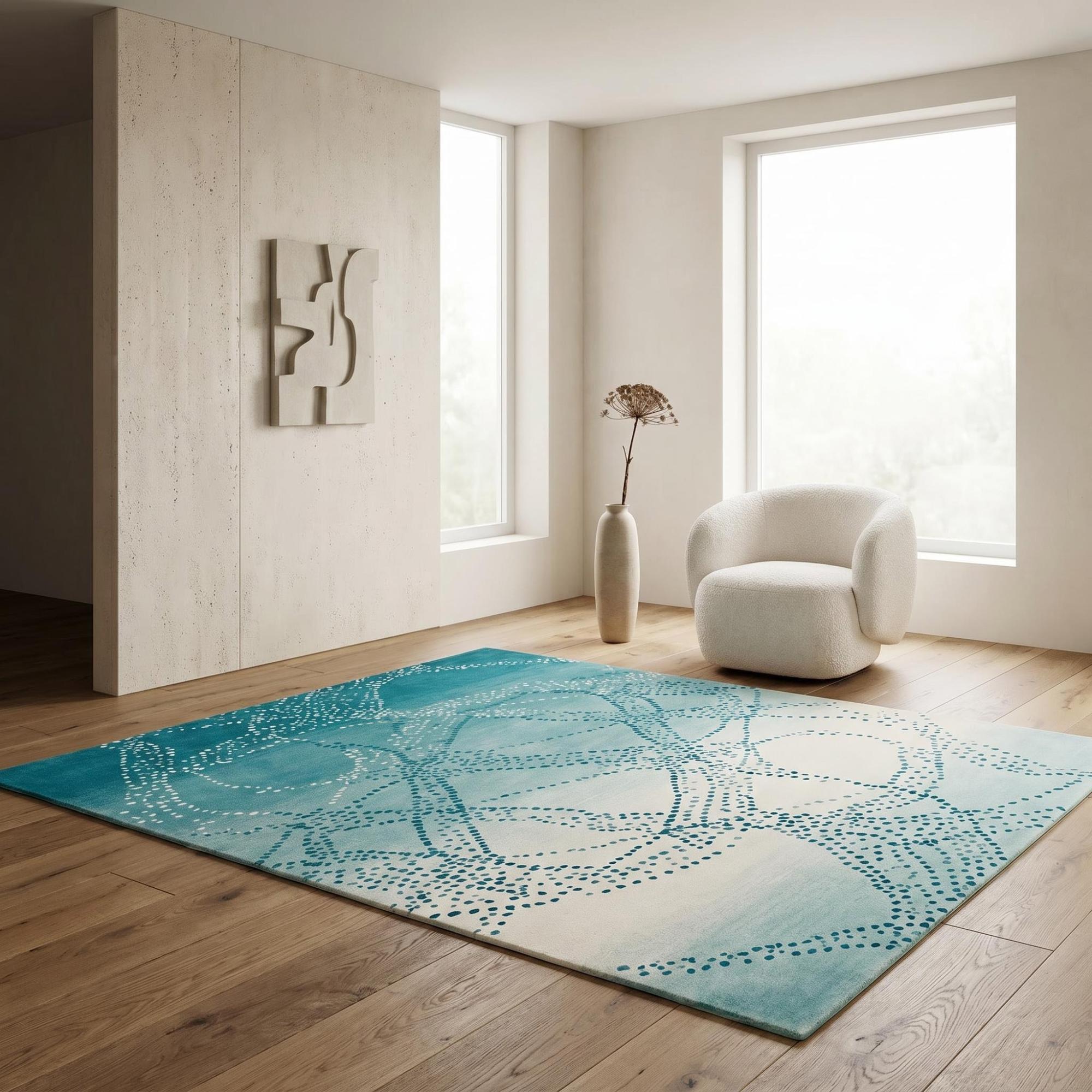 Dywan Ocean Web Teal