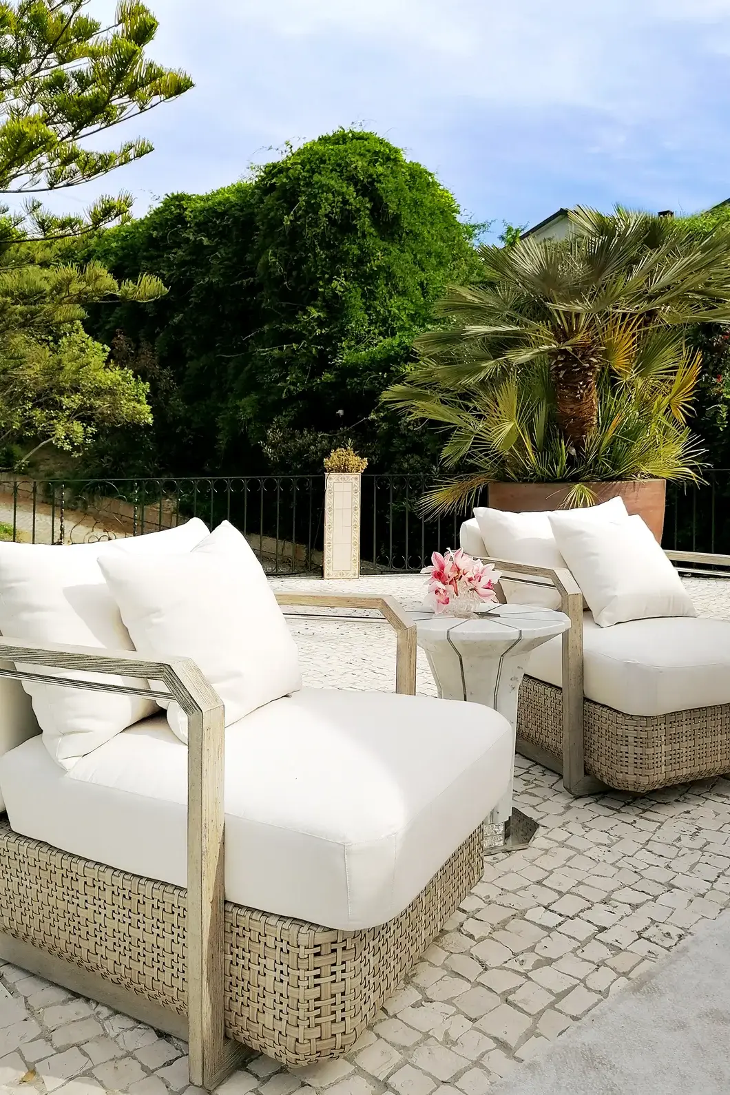 Drewniany fotel ogrodowy Heritage - 7