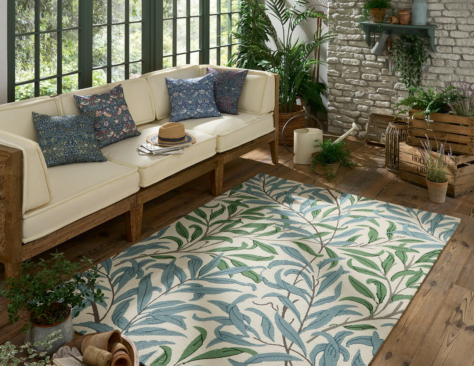 Dywan Zewnętrzny Willow B. Leafy Arb. 428607 | Rozmiar: 200 x 280 cm
