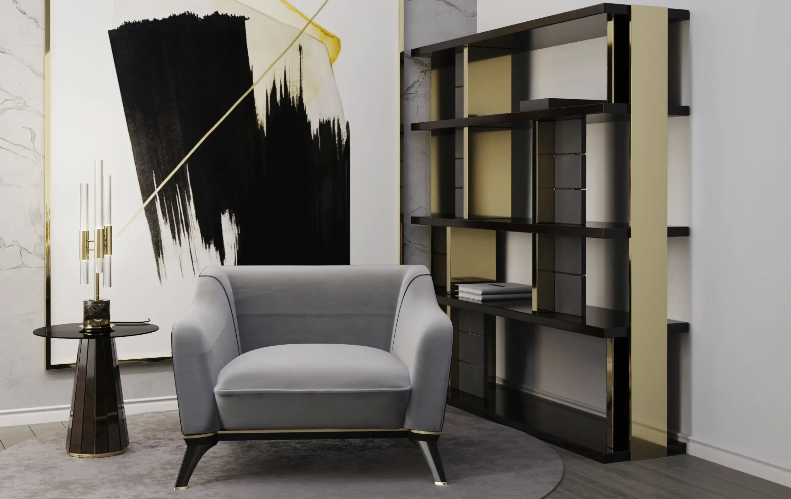 Stolik boczny Radiance II brązowy - 3