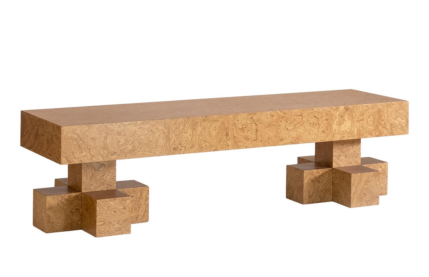 Minimalistyczna Ławka Drewniana