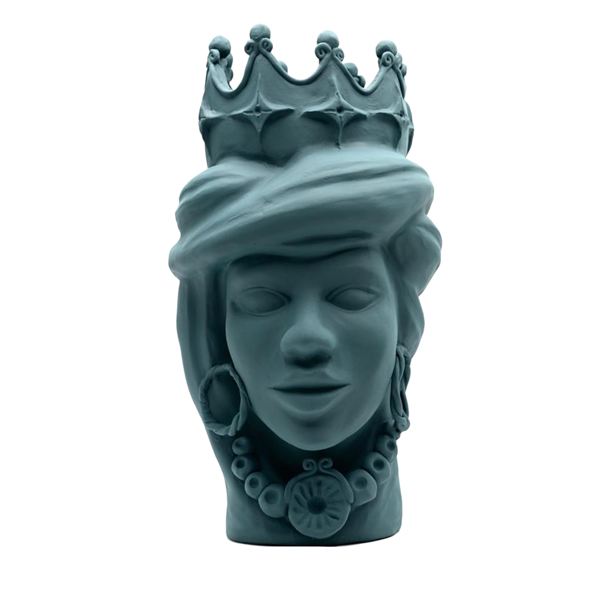 Ręcznie wykonana rzeźba Głowa Maura