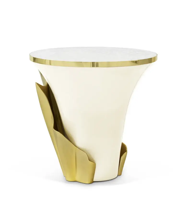 Stolik boczny Solstice z macicą perłową