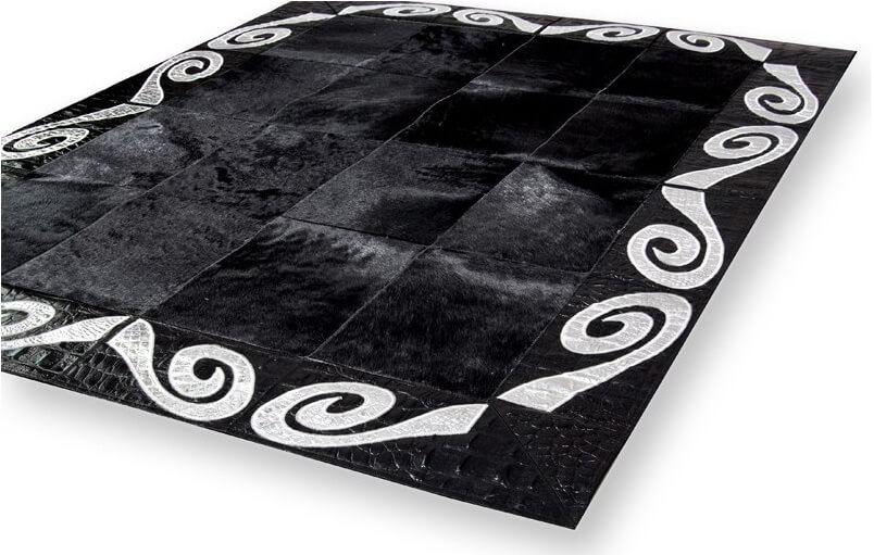 Dywan Black & Silver | Rozmiar: 160 x 200 cm