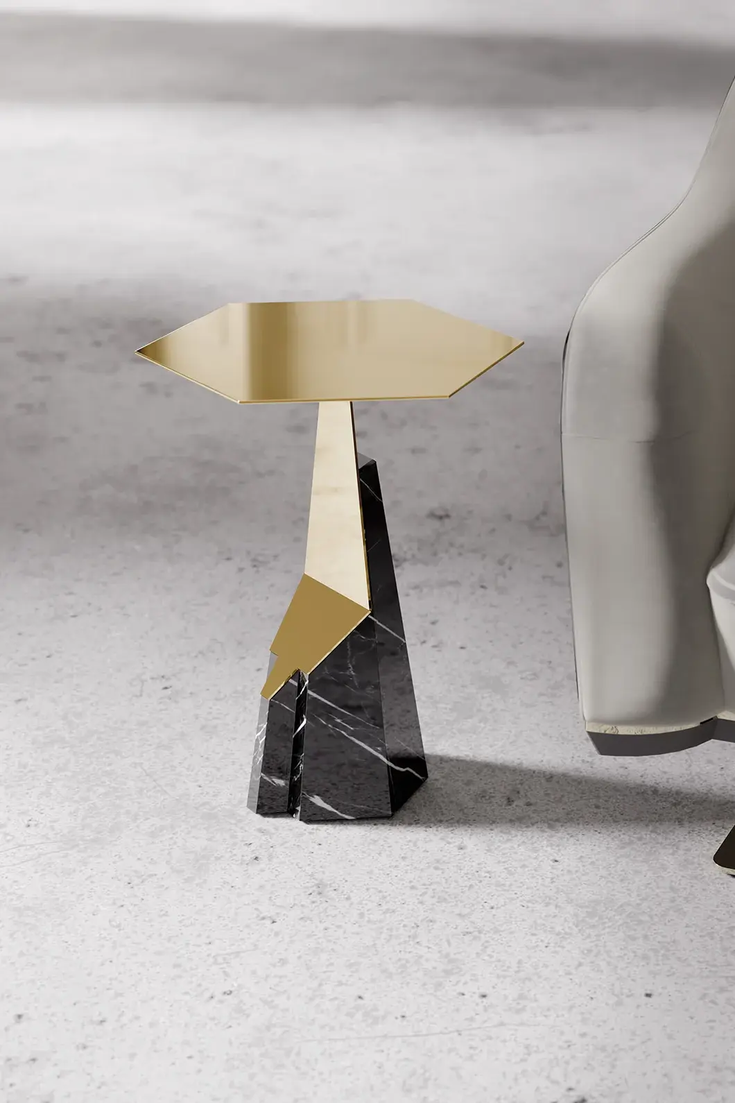 Stolik boczny Halo czarny - 2