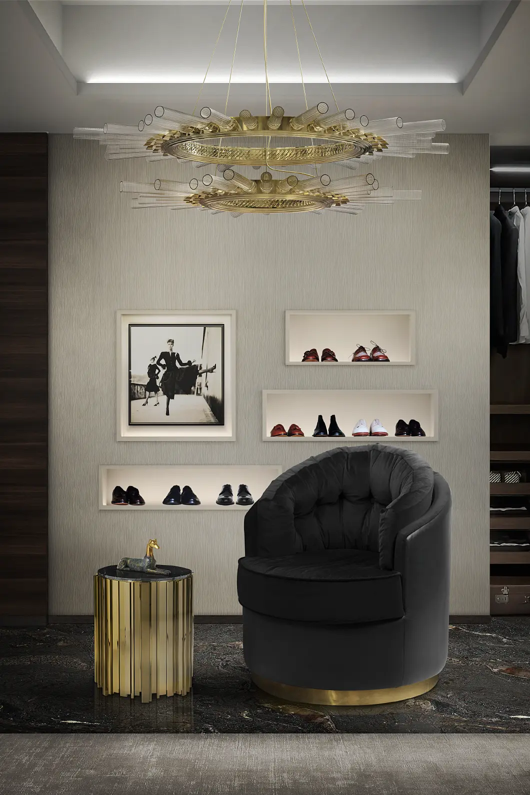 Obrotowy fotel Luxe - 12