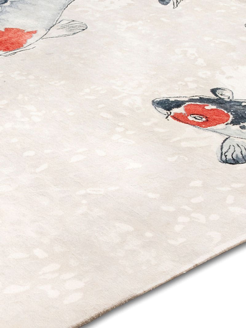 Dywan No. 09 Sand on White