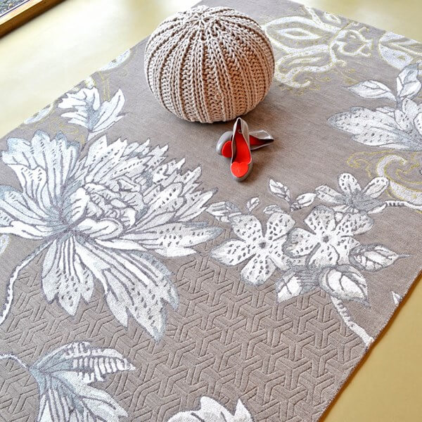Dywan Fable Floral Grey 37504 | Rozmiar: 250 x 350 cm