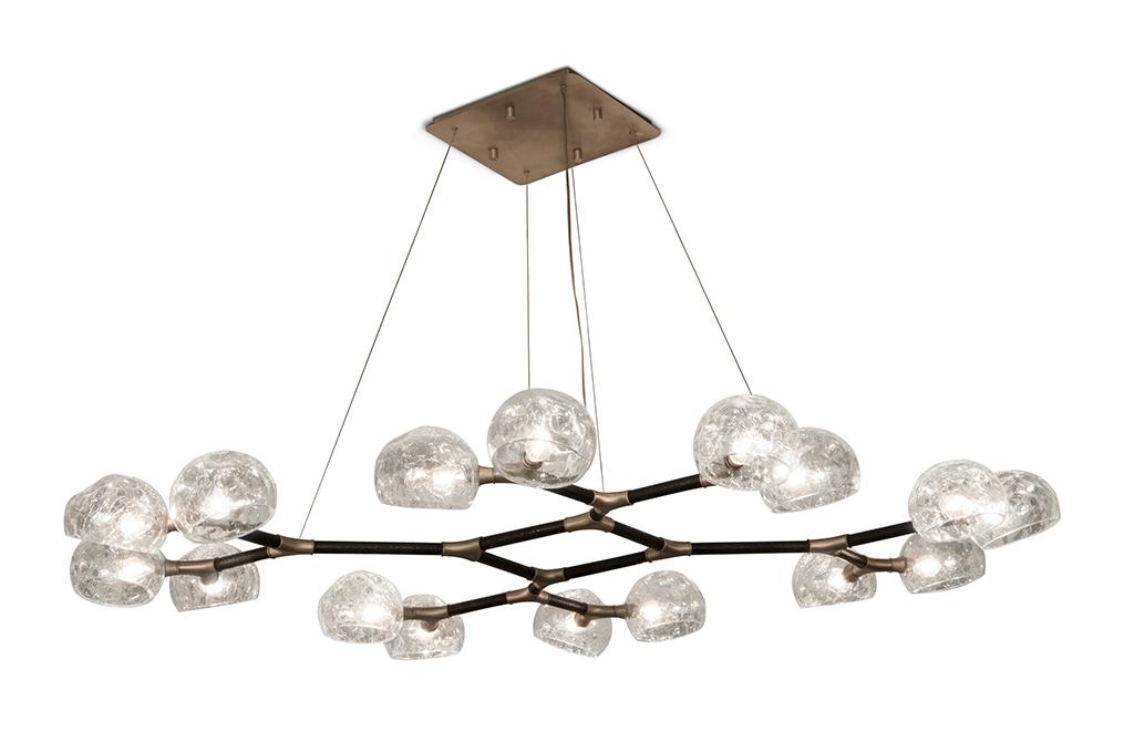 Lampa wisząca wieloabażurowa