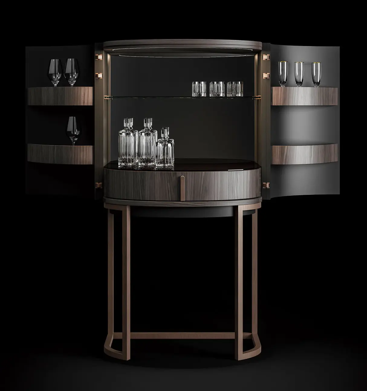 Zakładana szafka barowa z Włoch