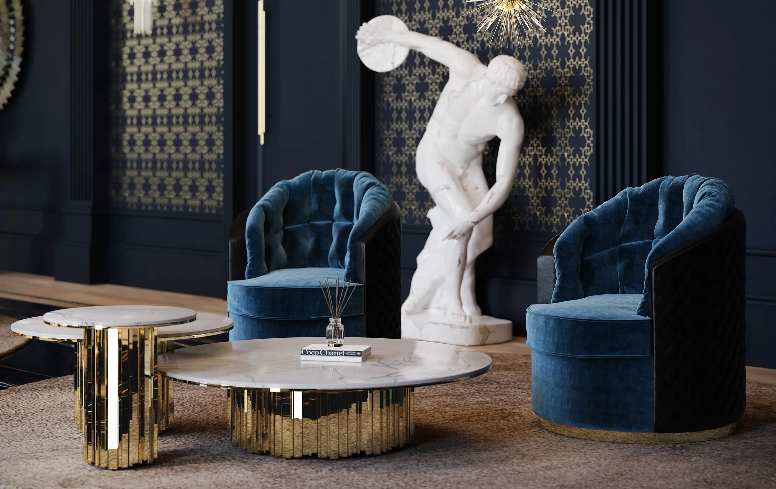 Obrotowy fotel Luxe - 4