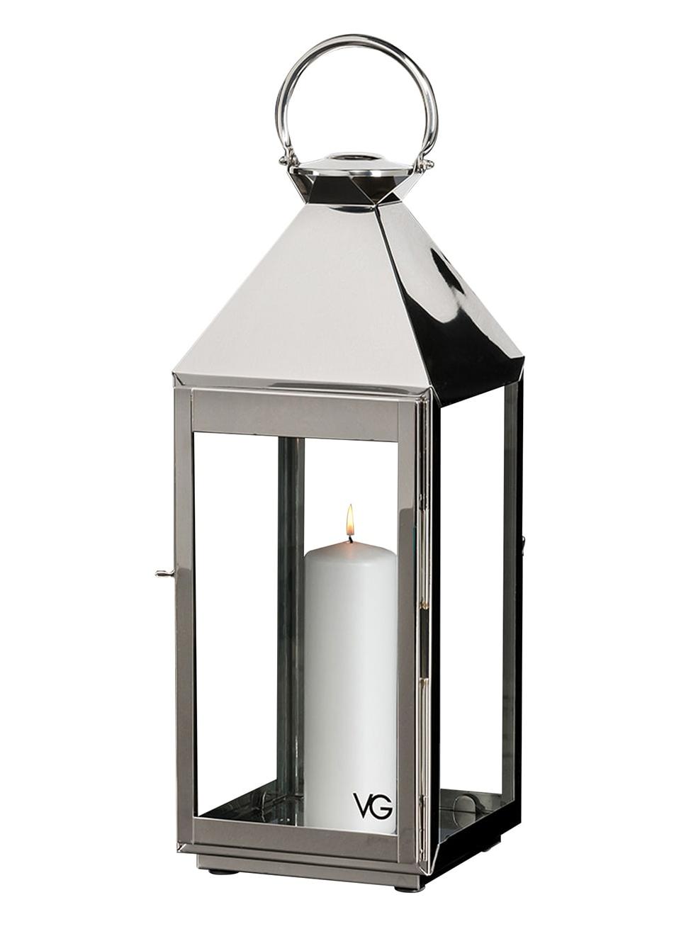 Stalowy lampion ogrodowy