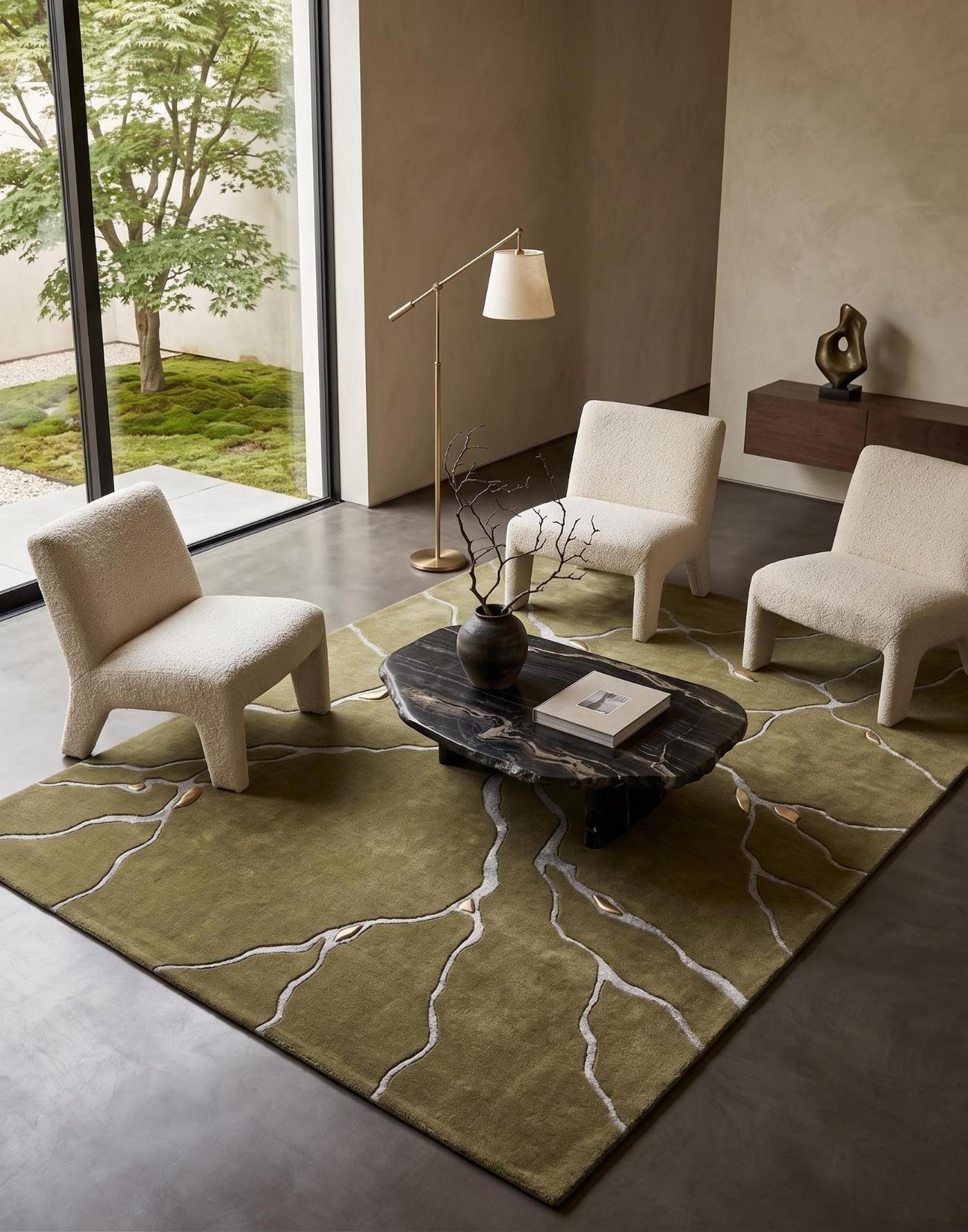 Dywan Vein Marble Olive