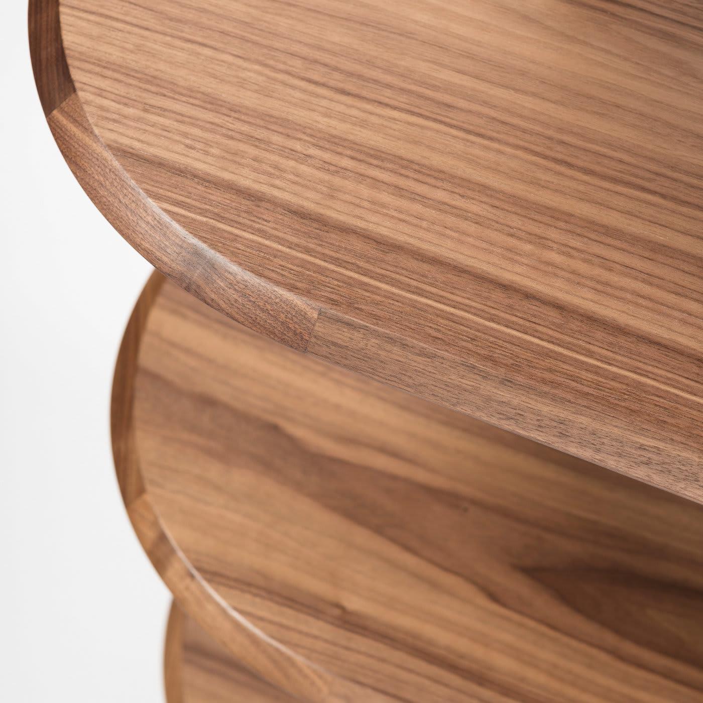 Nowoczesny Modułowy Regał z Orzecha Włoskiego Canaletto