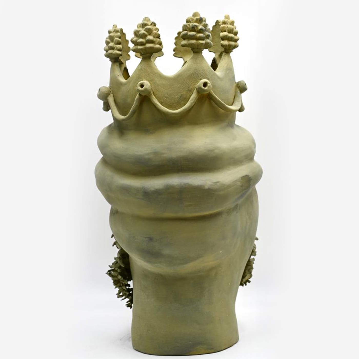 Pistacjowa rzeźba Głowa Maura