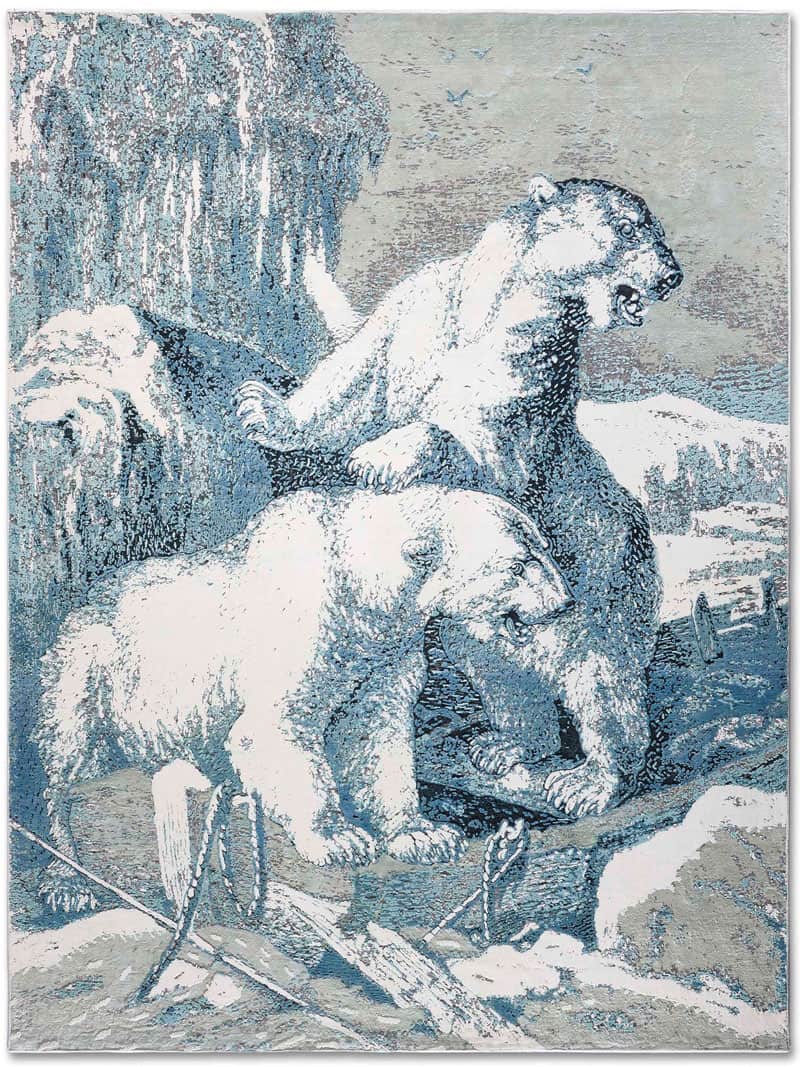 Dywan Polar Bear Little Blue | Rozmiar: 170 x 240 cm
