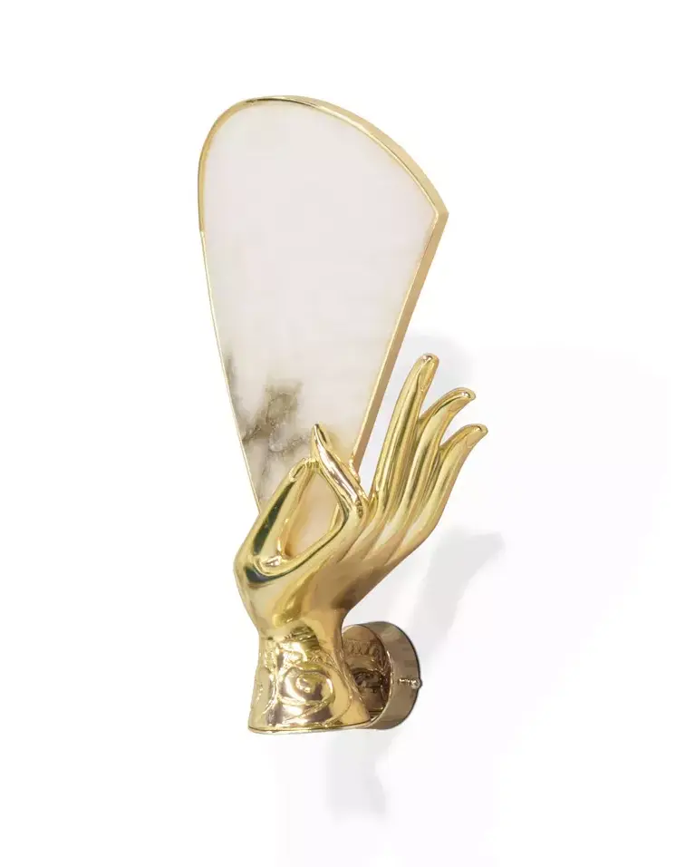 Kinkiet Muse Alabaster Sconce