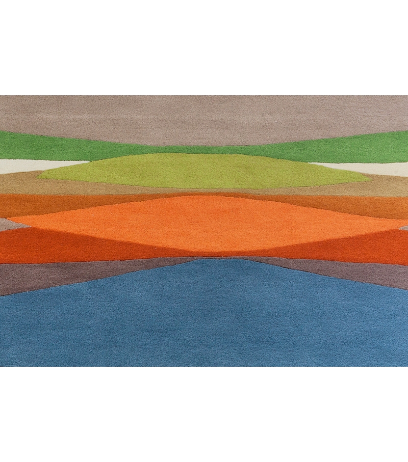 Dywan Distortion | Kolor: Blue | Rozmiar: 200 x 300 cm