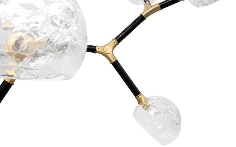 Lampa wisząca nieregularna wieloabażurowa