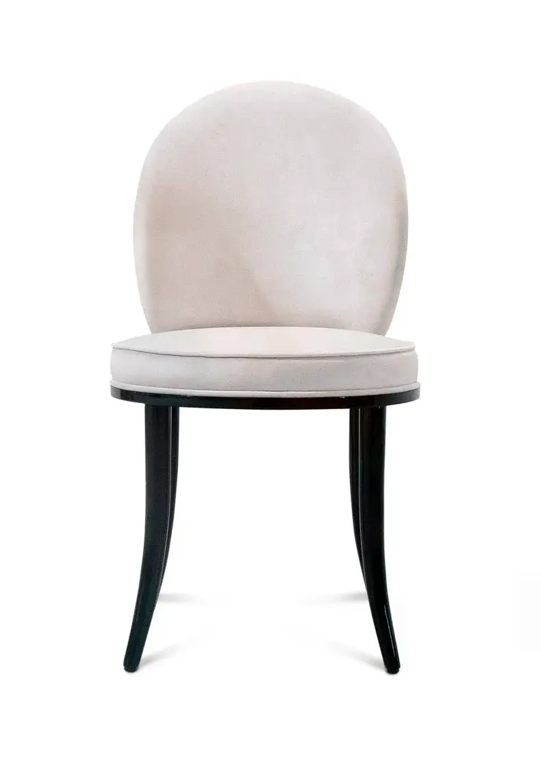 Krzesło jadalniane Mistral z tapicerowanym oparciem