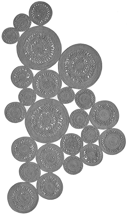 Dywan Alyssa Twist Silver | Rozmiar: 160 x 230 cm