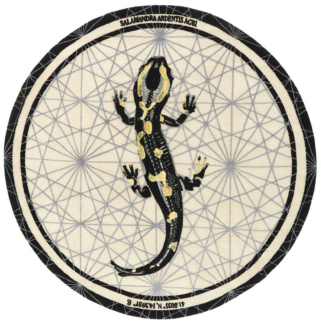 Dywan Salamandra Ardentis Agri | Rozmiar: Ø 220 cm