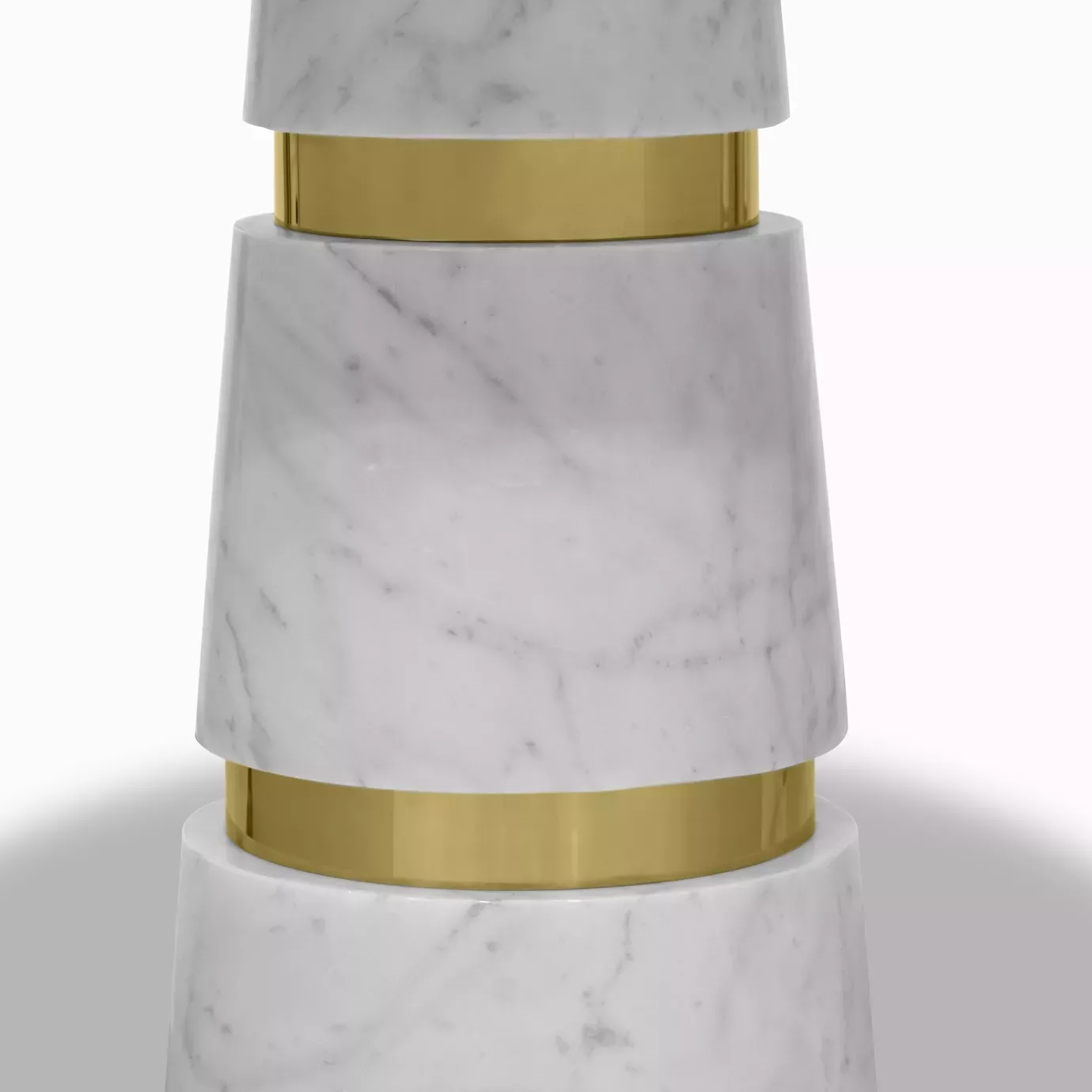 Stół jadalniany Avalanche z marmurem Carrara