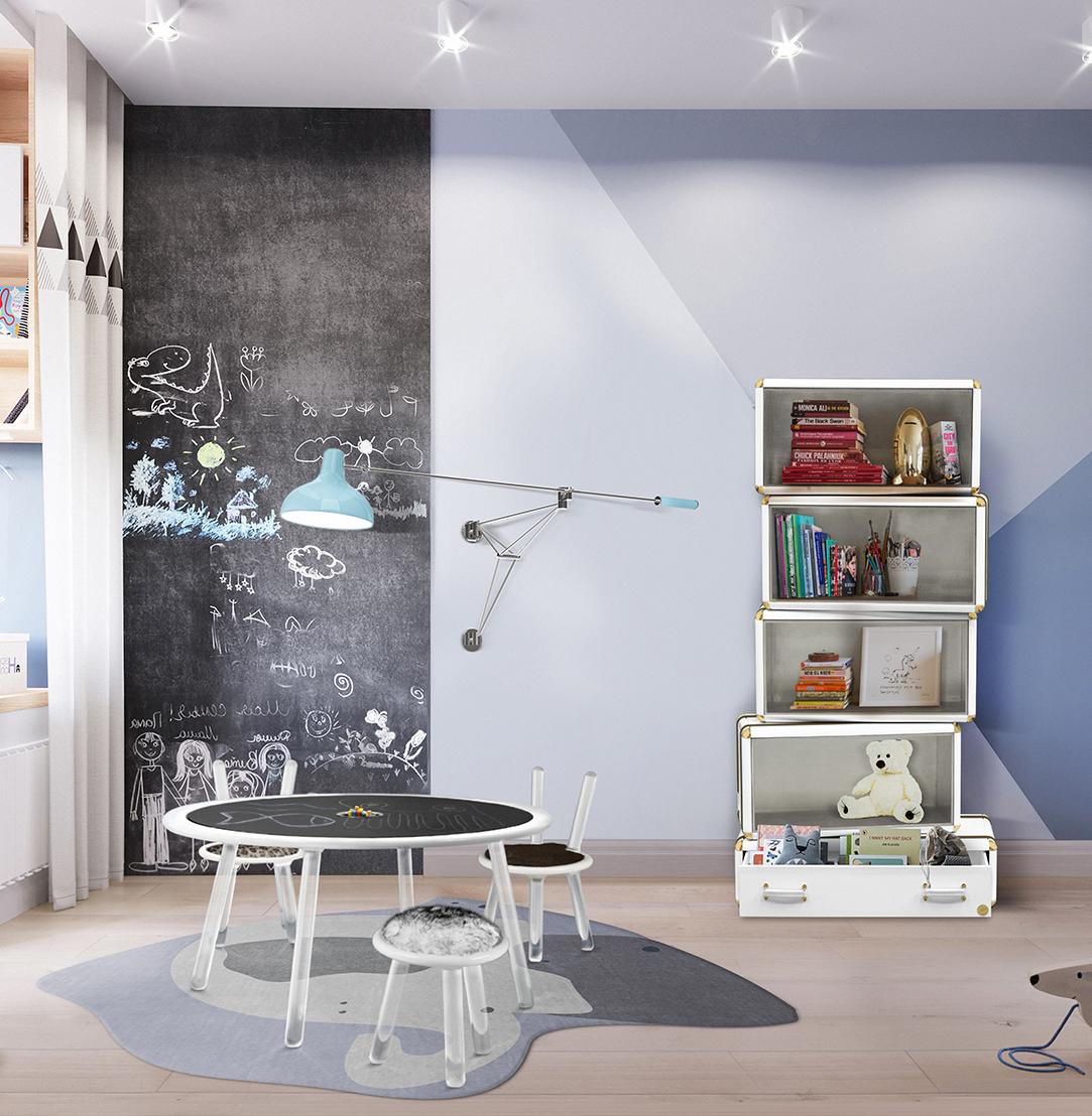 Lampka ścienna dziecięca Moonbeam Glow Blue