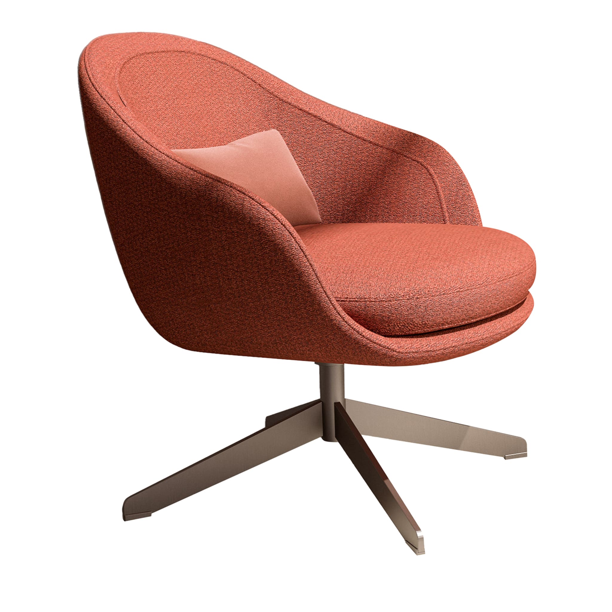 Czerwony fotel Lucille