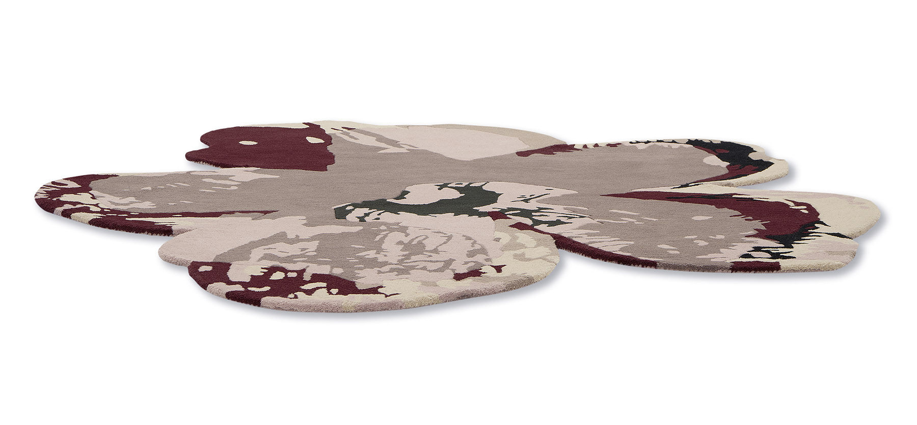Dywan Shaped Magnolia Burgundy 162303 | Rozmiar: Ø 200 cm
