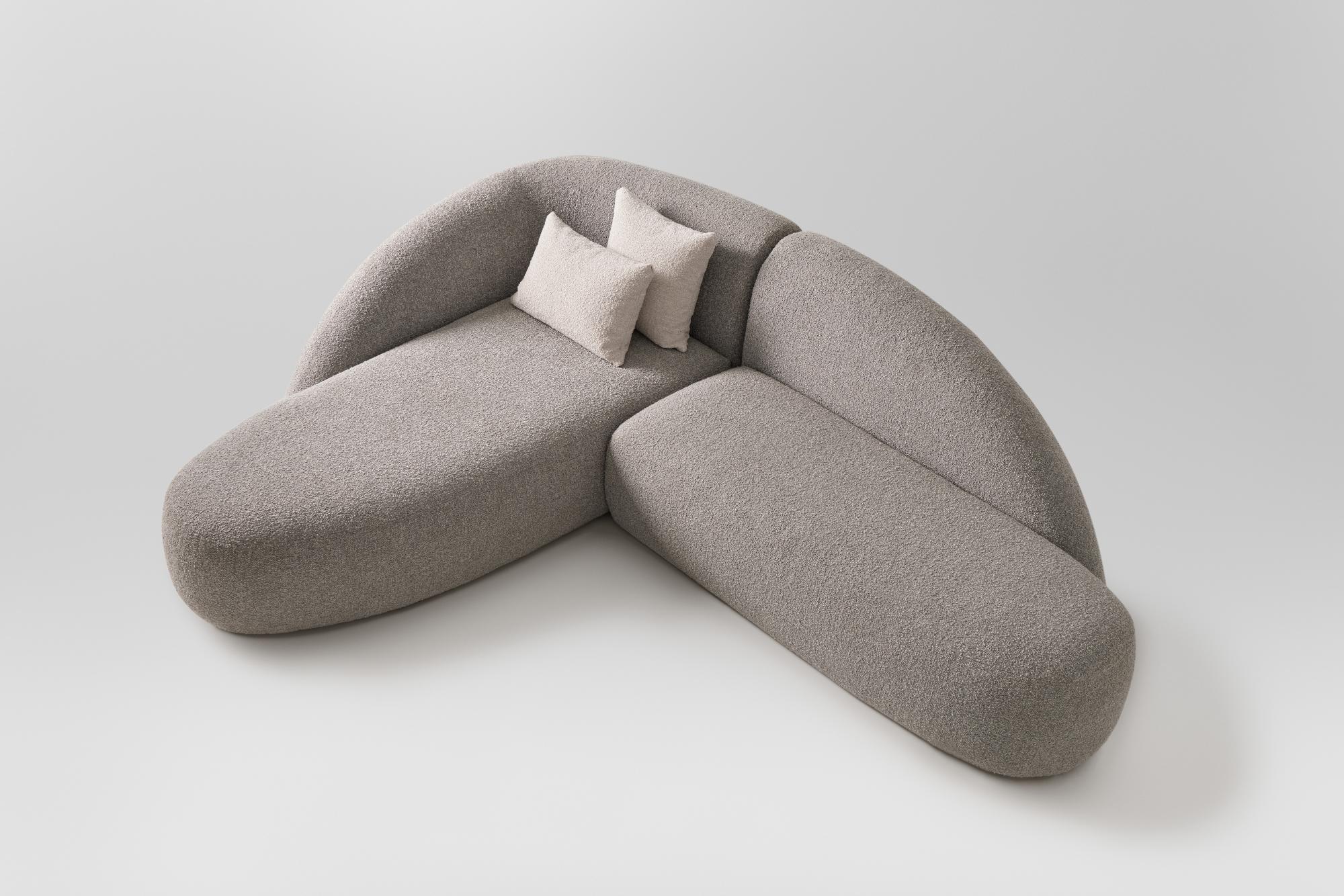 Szara sofa Beluga