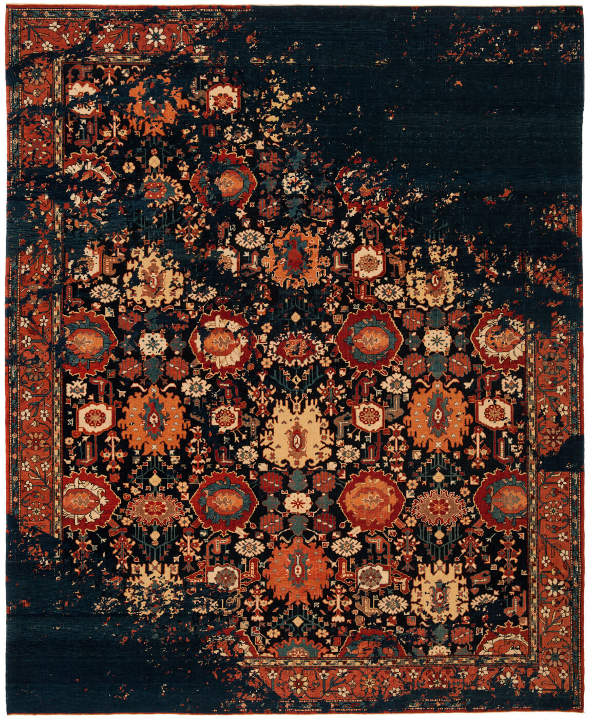 Dywan Bidjar Paddington Raved Dark Blue Wool | Rozmiar: 250 x 300 cm