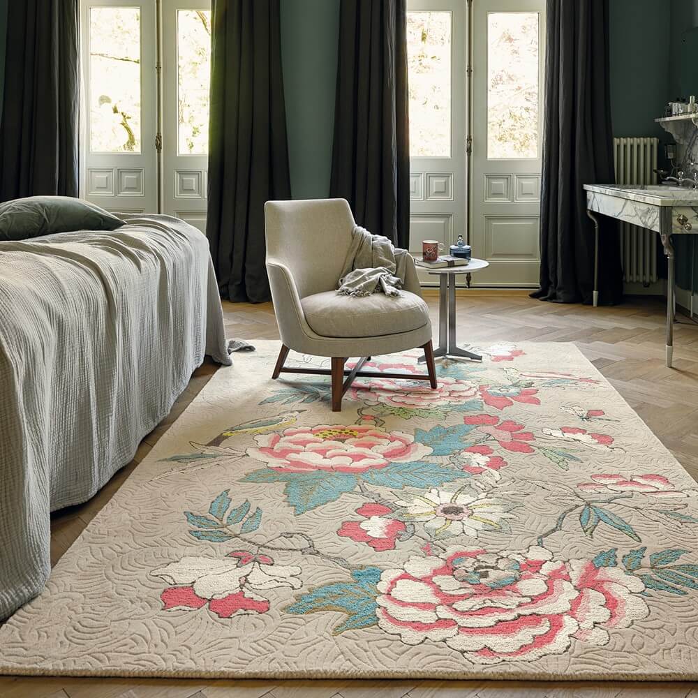 Dywan Paeonia Coral 37902 | Rozmiar: 120 x 180 cm