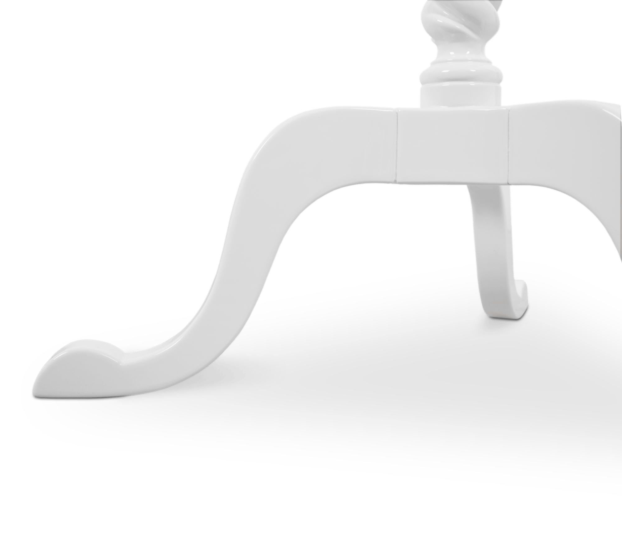 Biały stolik boczny Pearl