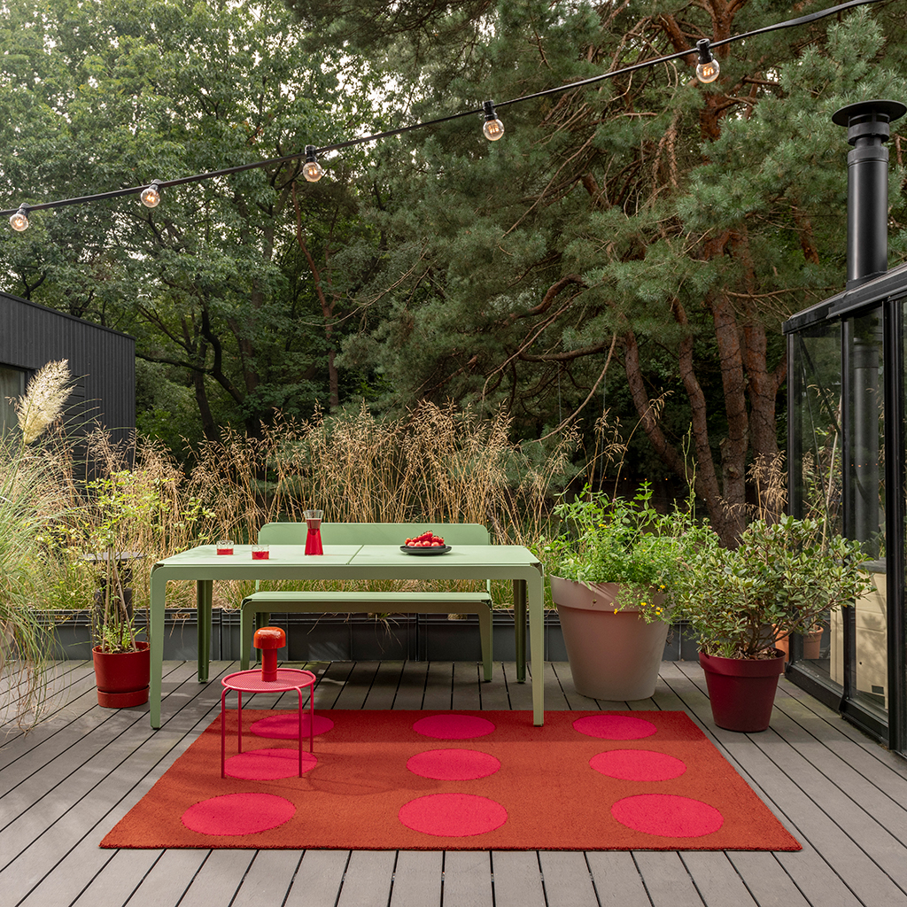 Dywan Uliczny Habitat Festival Dots Red 495800 | Rozmiar: 200 x 280 cm