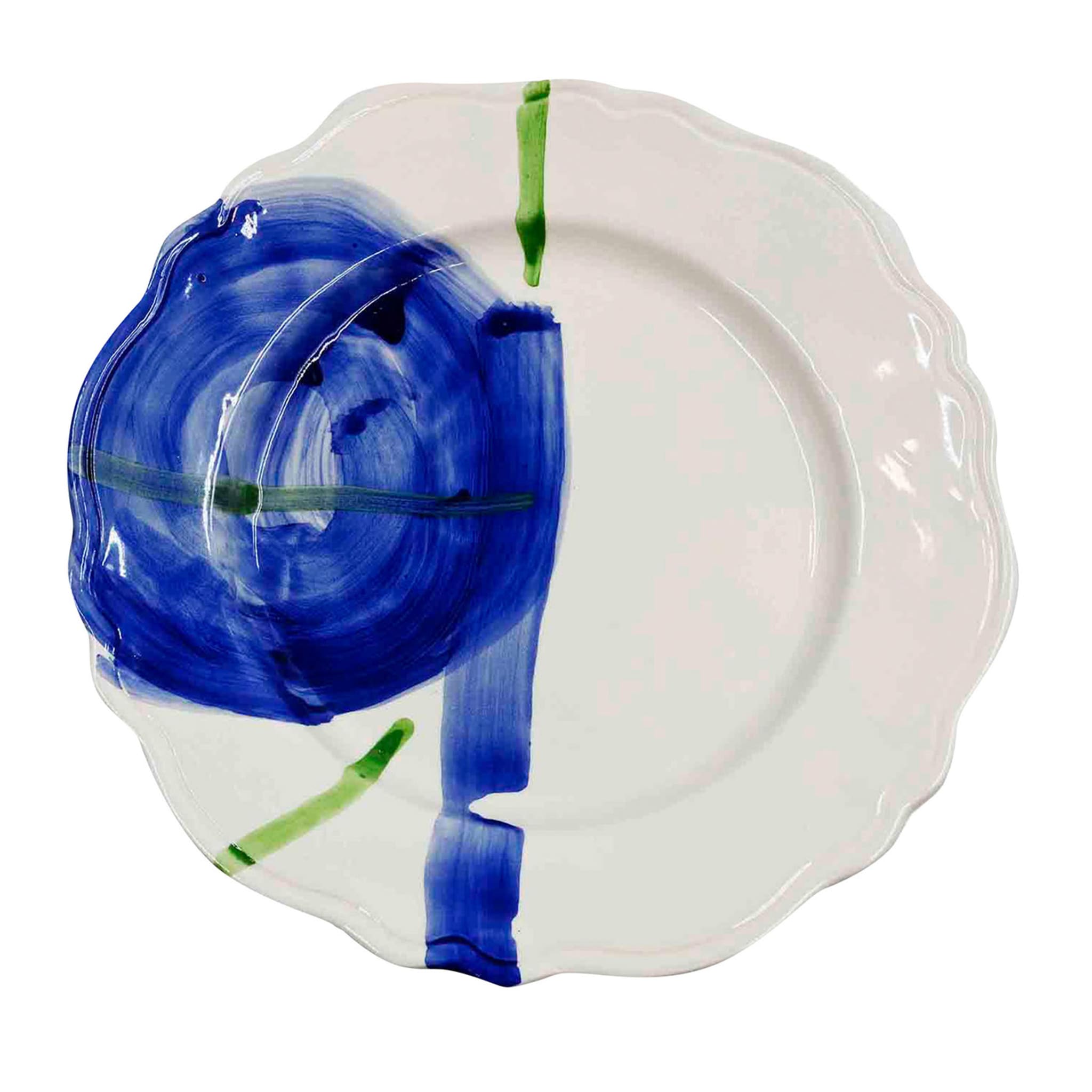 Ręcznie robiony talerz ceramiczny