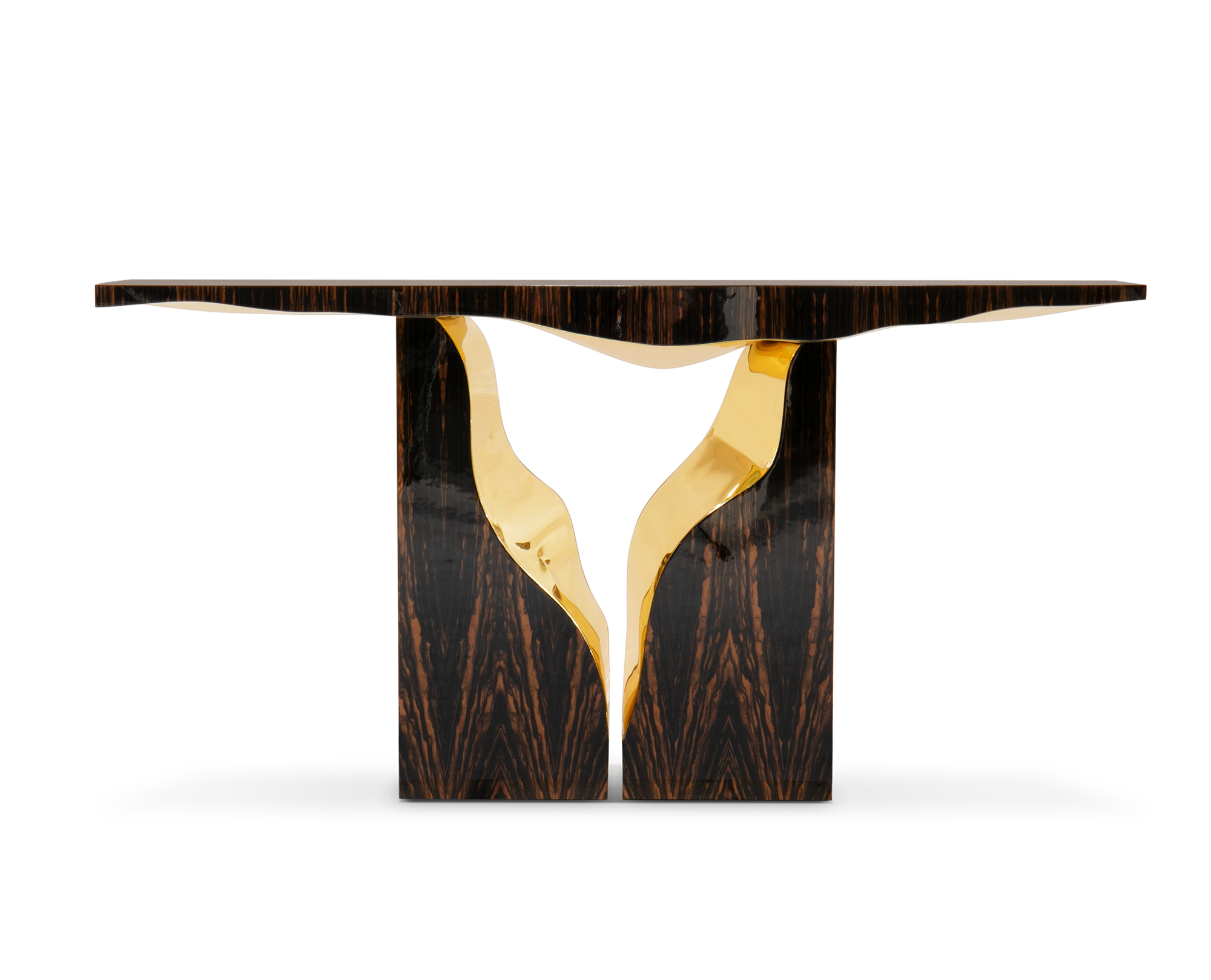 Konsola Fissure z hebanu