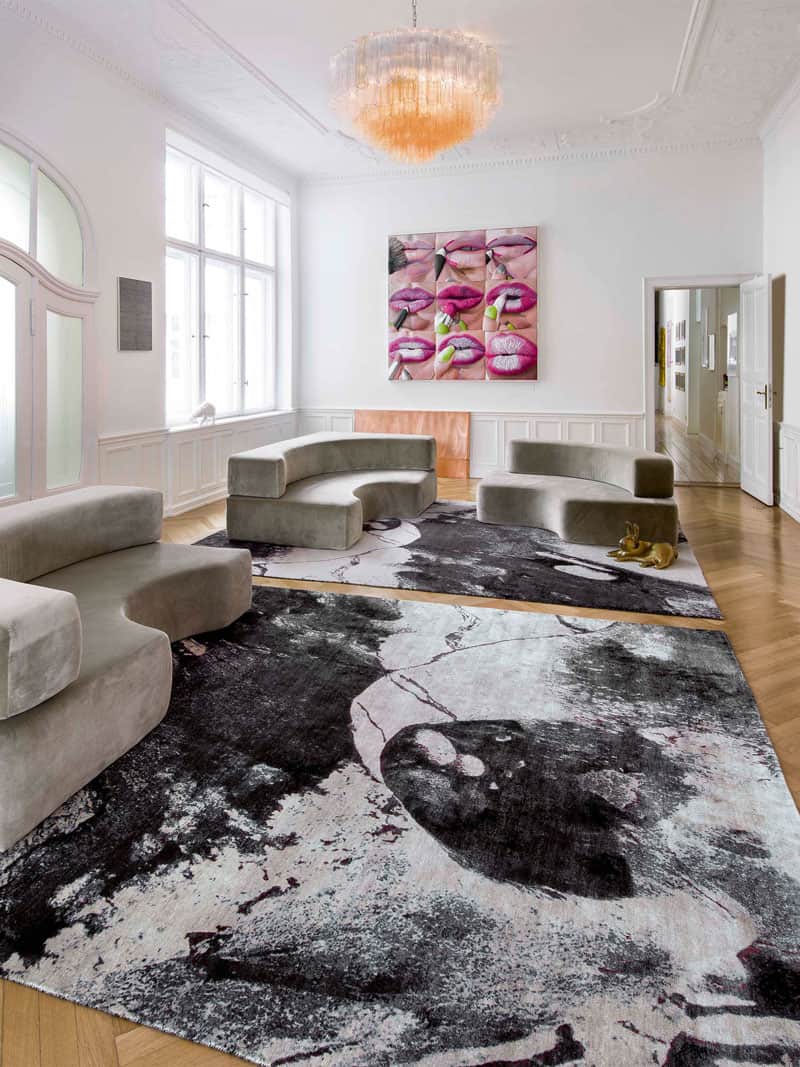 Dywan Black No. 01 Original on White | Rozmiar: 170 × 240 cm