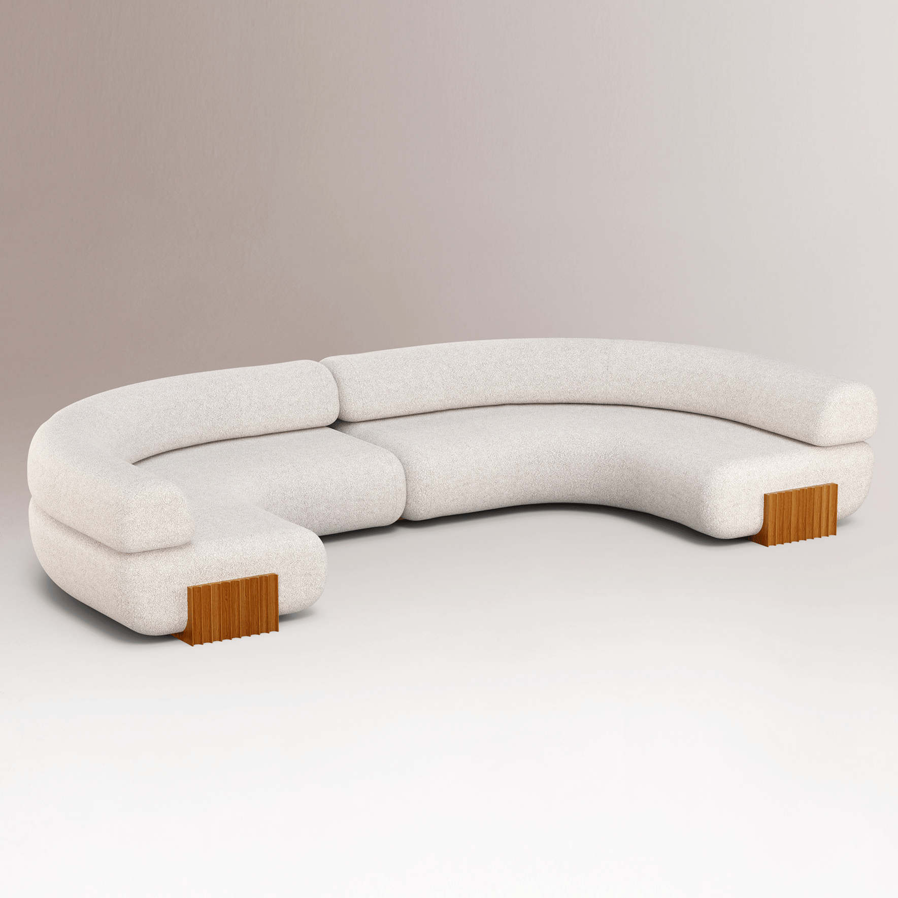Drewniana sofa modułowa Carmel
