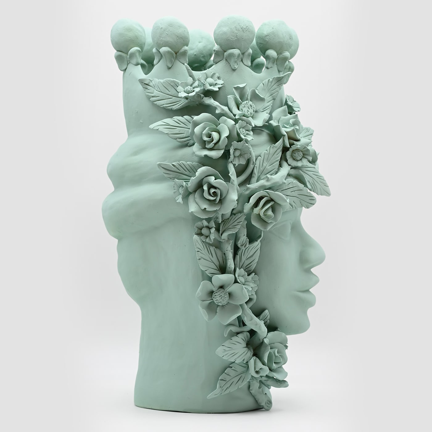 Ręcznie wykonana rzeźba Głowa Maura